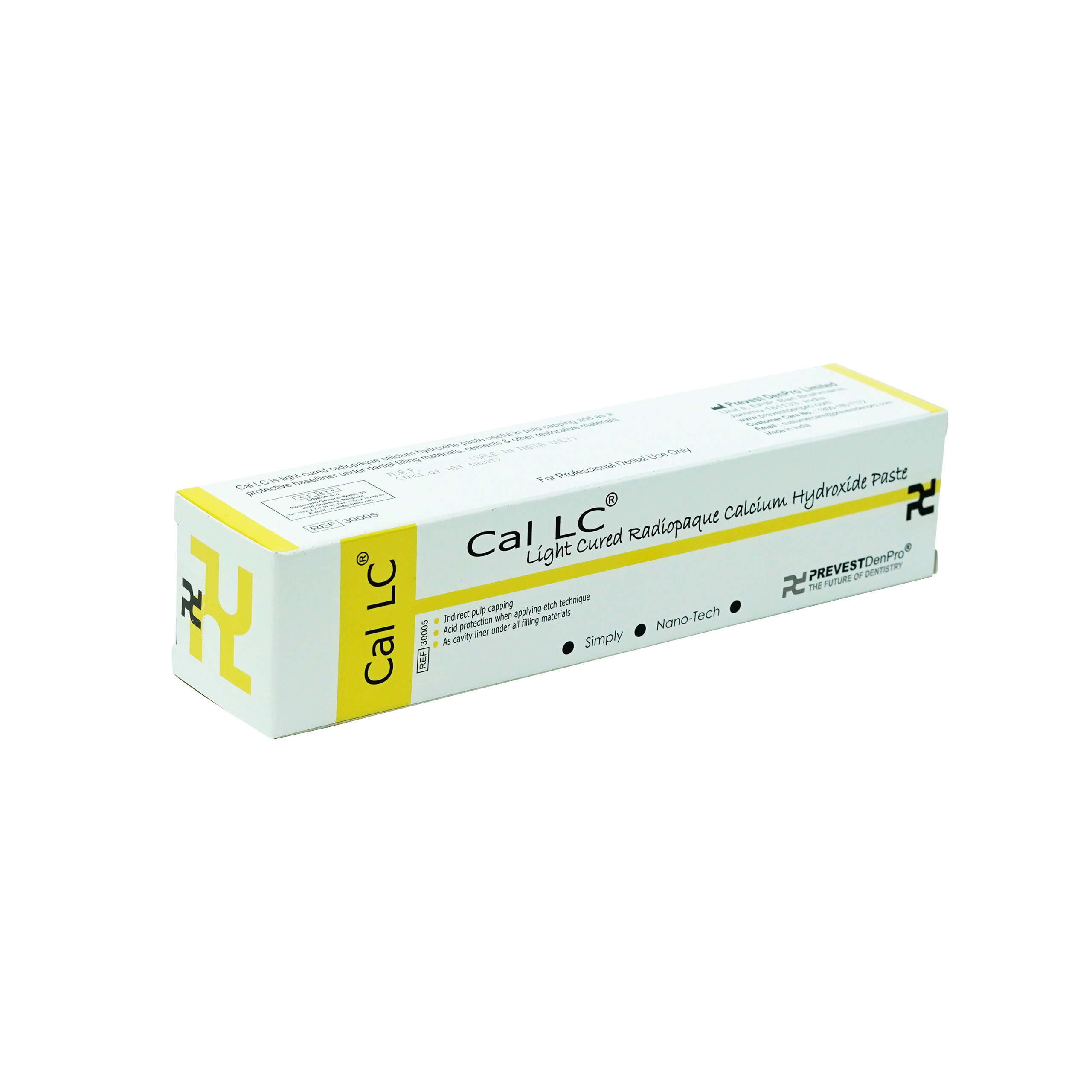 Prevest Denporo Cal LC Light Cured Radiopaque Calcium Hydroxide Paste 2x2gm Tube